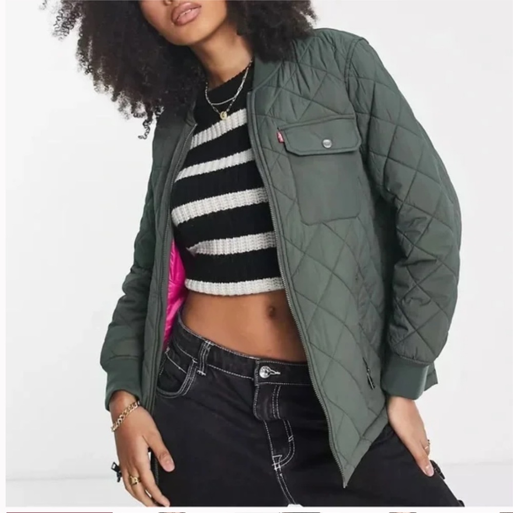 Levi’s Quilted Jacket Woman’s Size Small